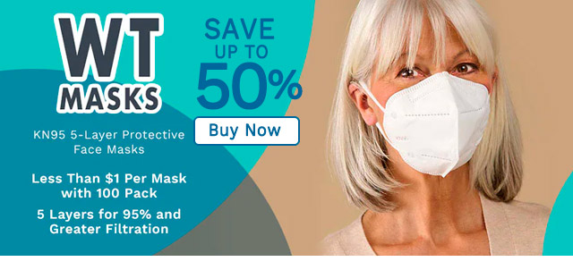 ShopHQ: Need Masks? SAVE up to 50% on KN95 5-Layer Masks