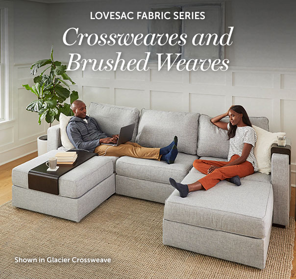 Lovesac Fabric Series | Crossweaves and Brushed Weaves