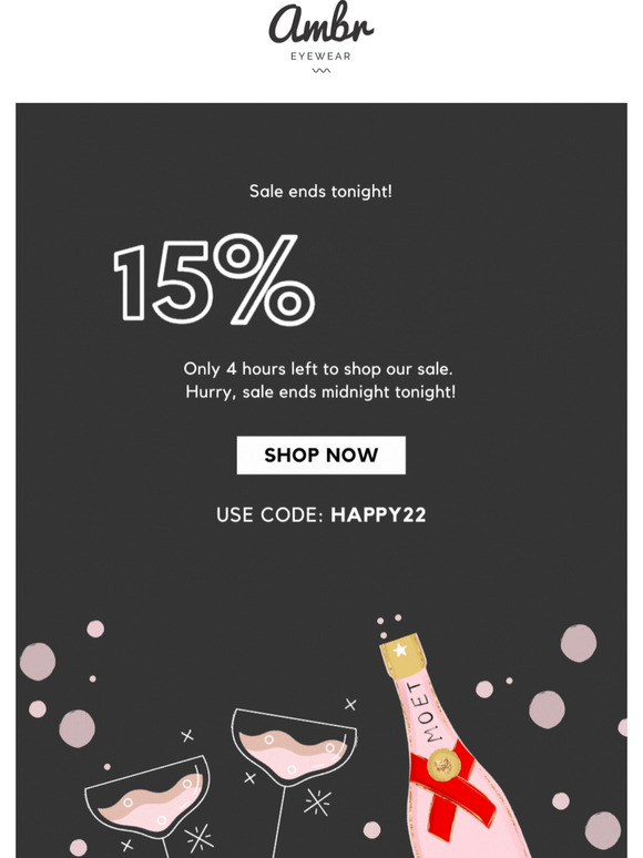 SALE ENDS MIDNIGHT TONIGHT