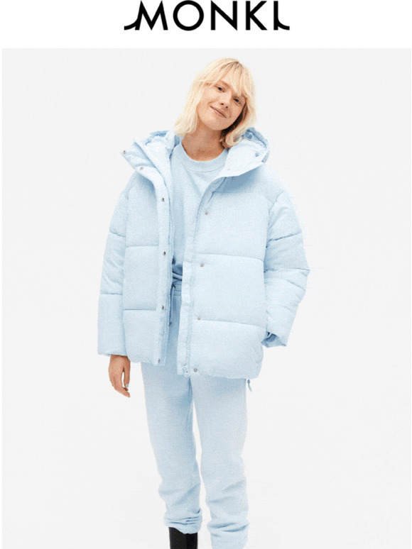 monki puffer coat reviews