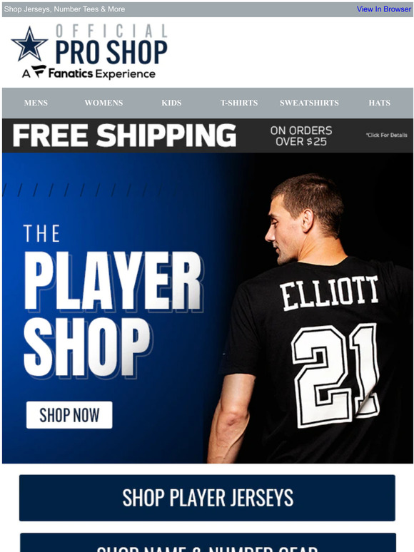 Dallas Cowboys Pro Shop - Today's Masterpass item of the game