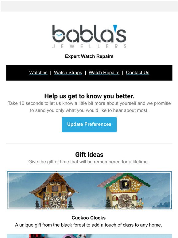 Let us know what you would like to hear about - Babla's Jewellers