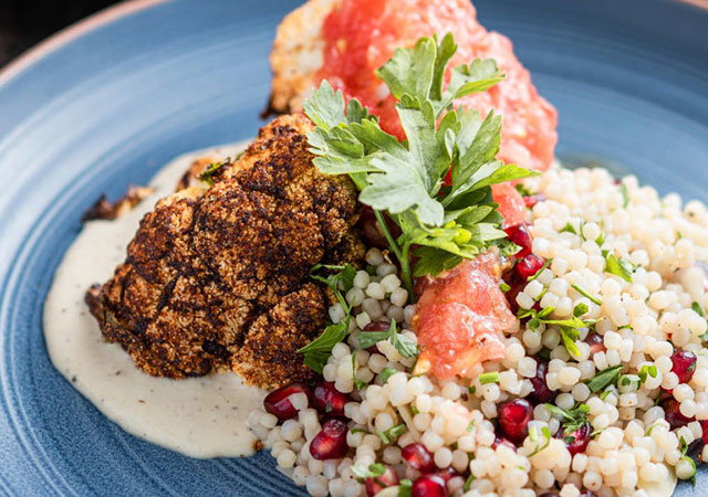 Roast Cauliflower with Tahini