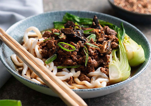 Spicy Quorn Miso Udon