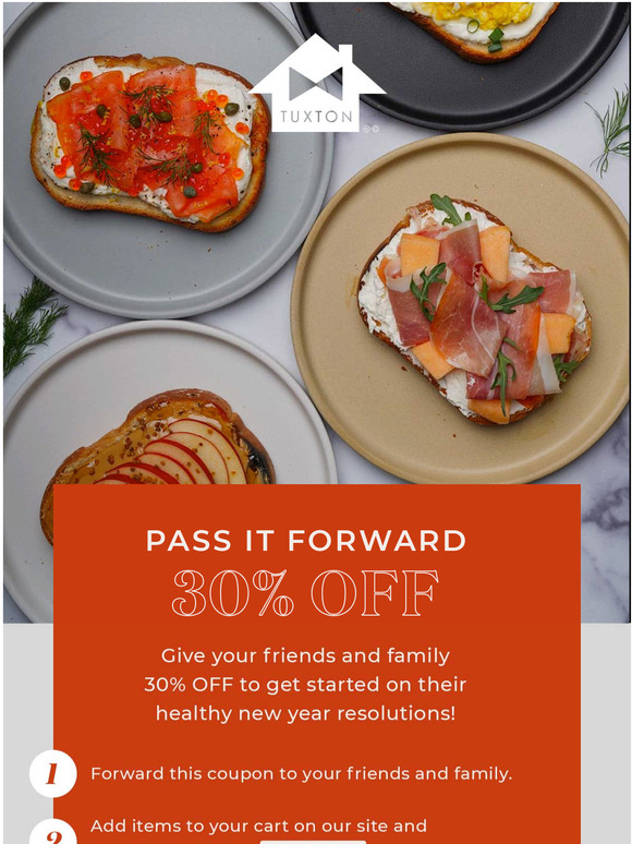 Pass it Forward: 30% OFF 
