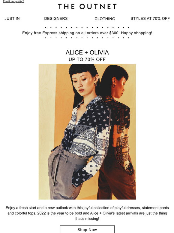 The Outnet Email Newsletters: Shop Sales, Discounts, and Coupon Codes