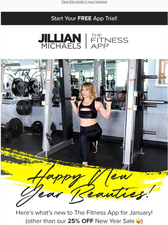 Jillian Michaels What's New in The Fitness App Milled