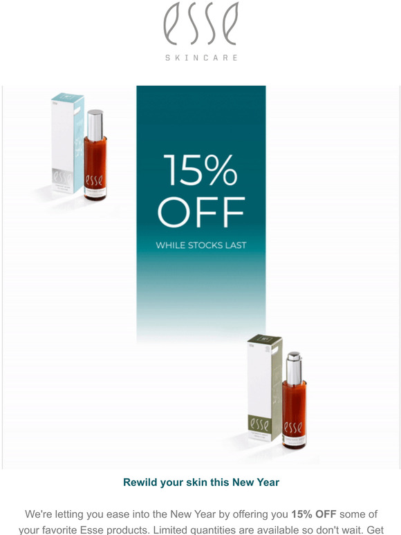 Take 15% off selected products