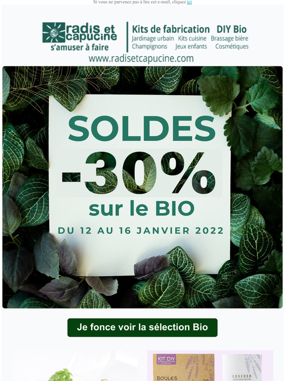 Radis et Capucine - SOLDES -30% sur le Bio