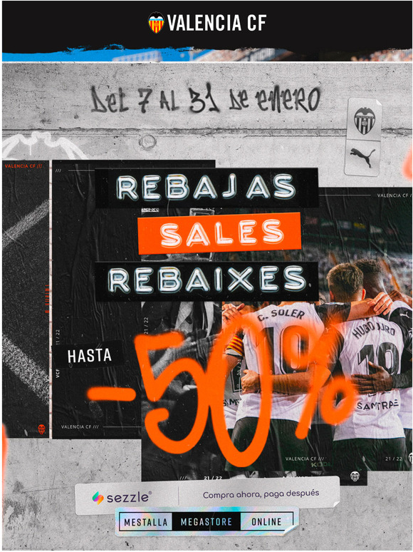  Rebajas hasta el 50%!