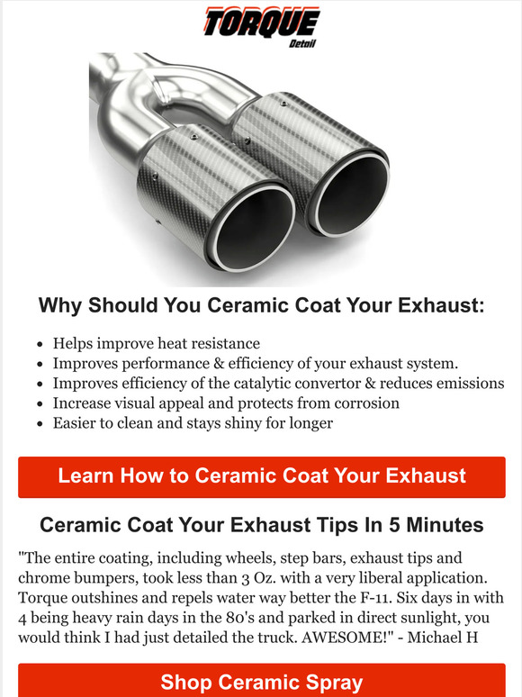 Torque Detail 5 Reasons to Ceramic Coat Your Exhaust and How! Milled