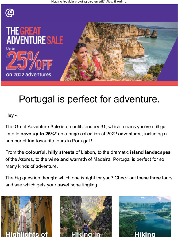 Which side of Portugal do you want to see?