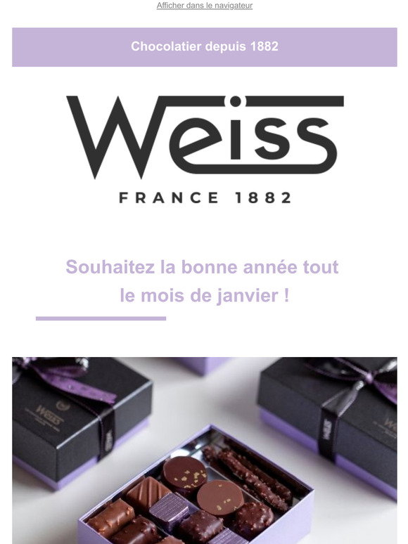 Assortiment de tablettes de chocolat artisanales - Chocolat Weiss