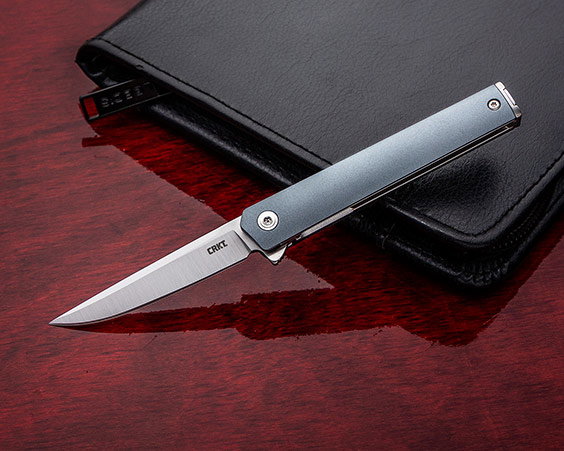 CRKT Blue GRN CEO Compact Gentleman’s Flipper