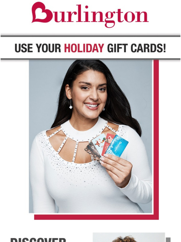 Burlington Coat Factory Treat yourself by using your gift cards Milled