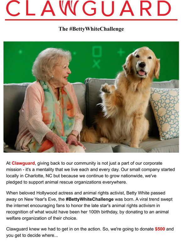 The #BettyWhiteChallenge