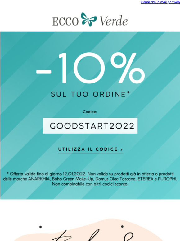ecco verde codice sconto