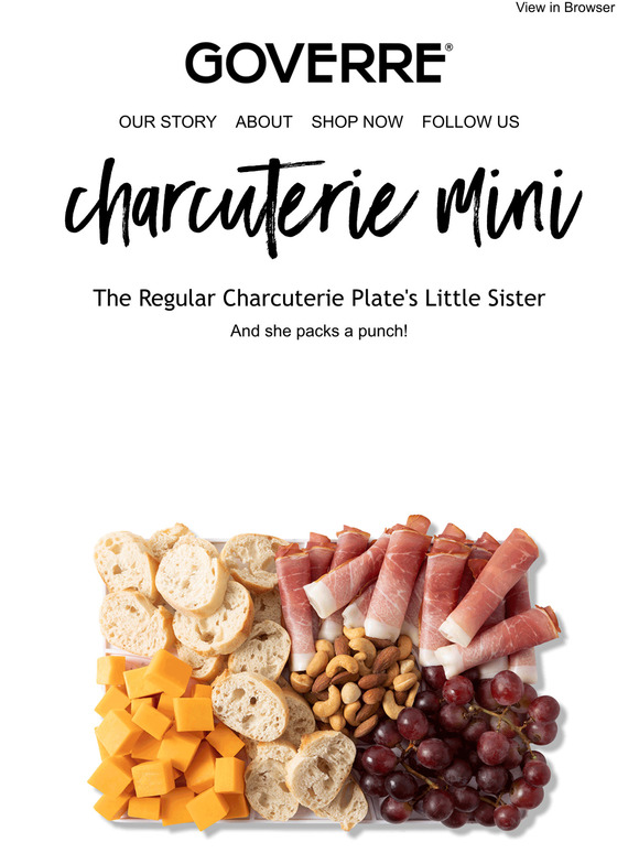 Introducing the NEW Mini Charcuterie Made-Easy Plate!