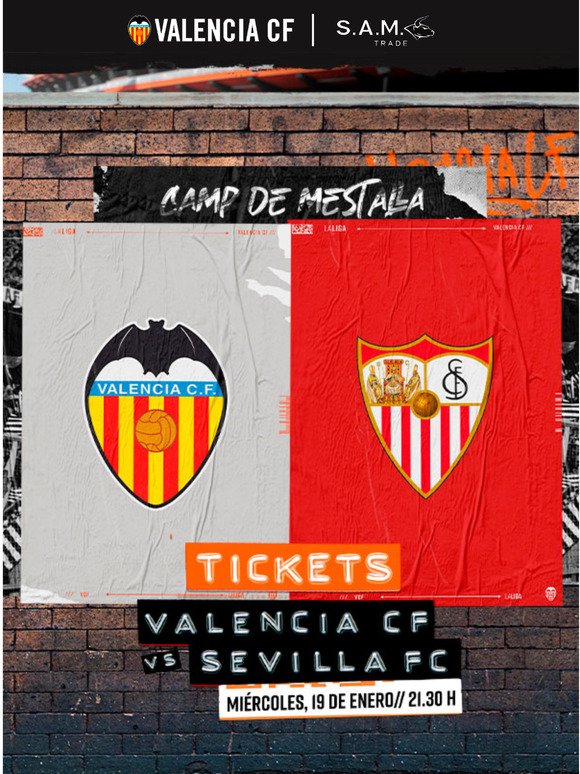  Ya a la venta las entradas para el VCF-Sevilla!
