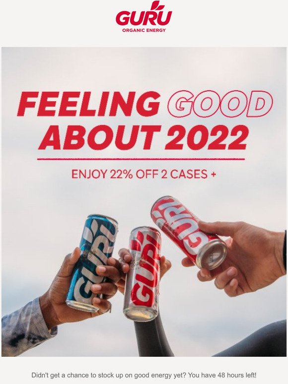 LAST CHANCE: 22% off two or more cases 