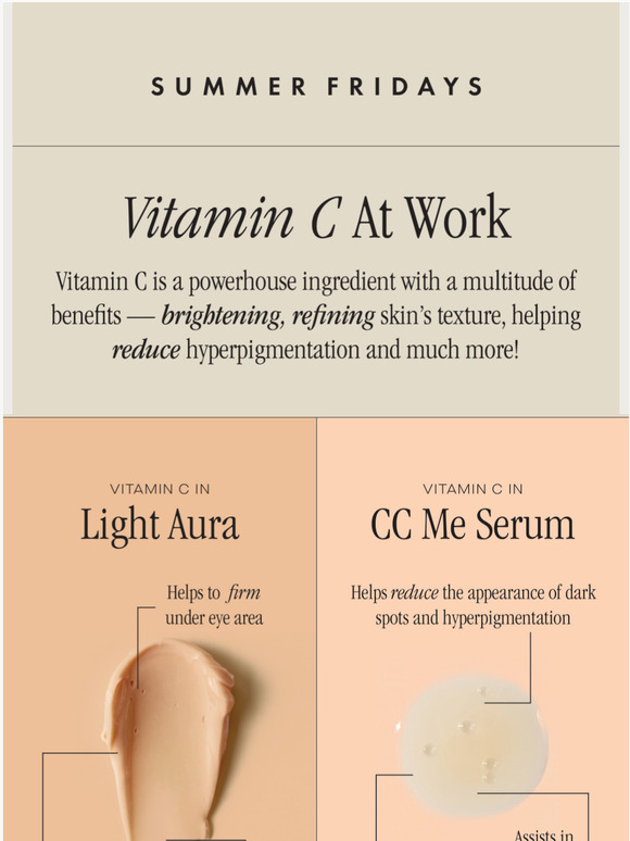 Summer Fridays Vitamin C in Your Skincare Routine Milled