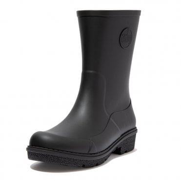 FitFlop Wonderwelly™ Short Rubber Boots in All Back