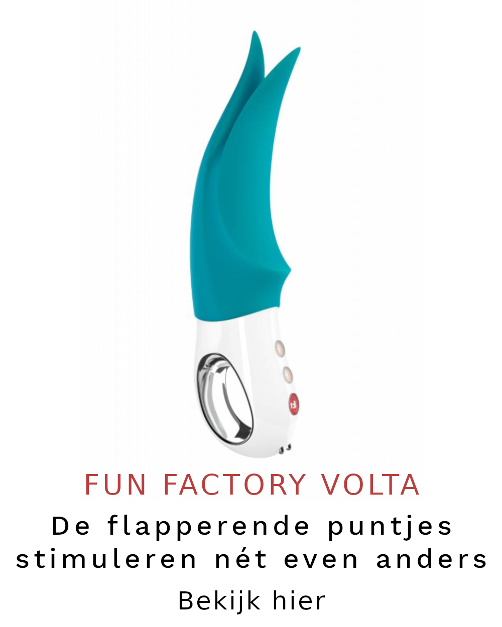 Fun Factory Volta, vibrator met flapperende puntjes