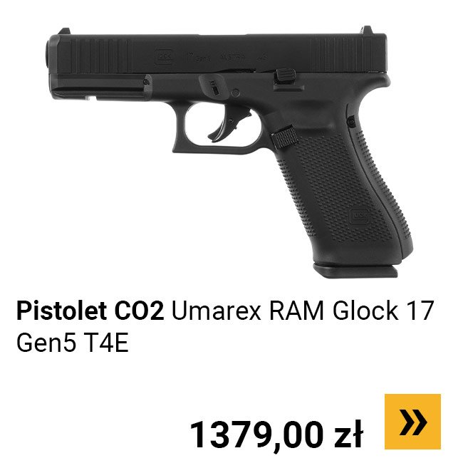 Pistolet CO2 Umarex RAM Glock 17 Gen5 T4E