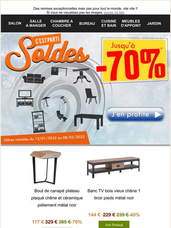  SOLDES c'est parti ! Jusqu' -70%