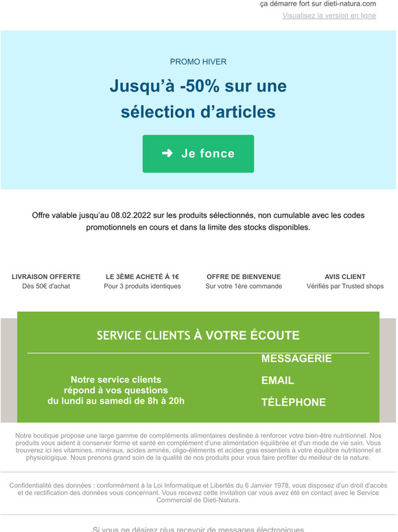 Promo Hiver : jusqu' -50%