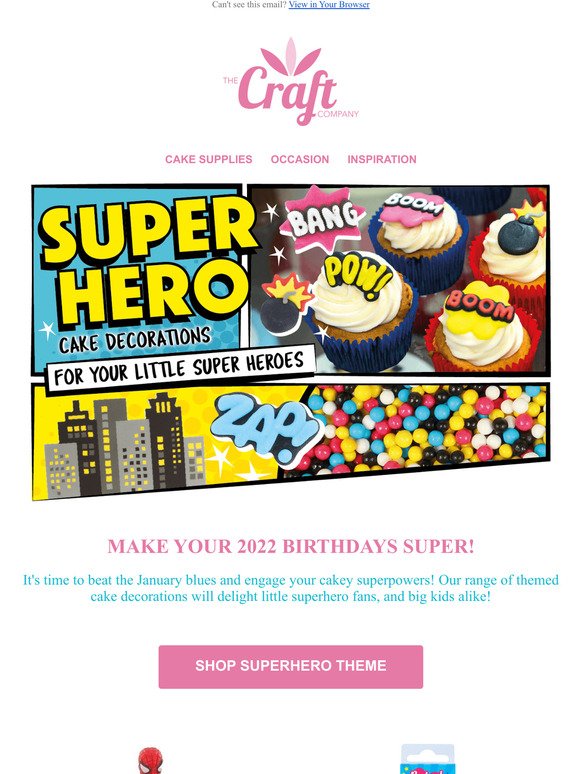 Try a superhero themed birthday...!