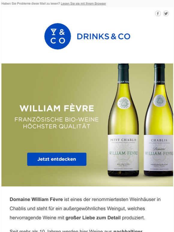 William Fvre: Nachhaltige Chardonnay-Weine aus Chablis