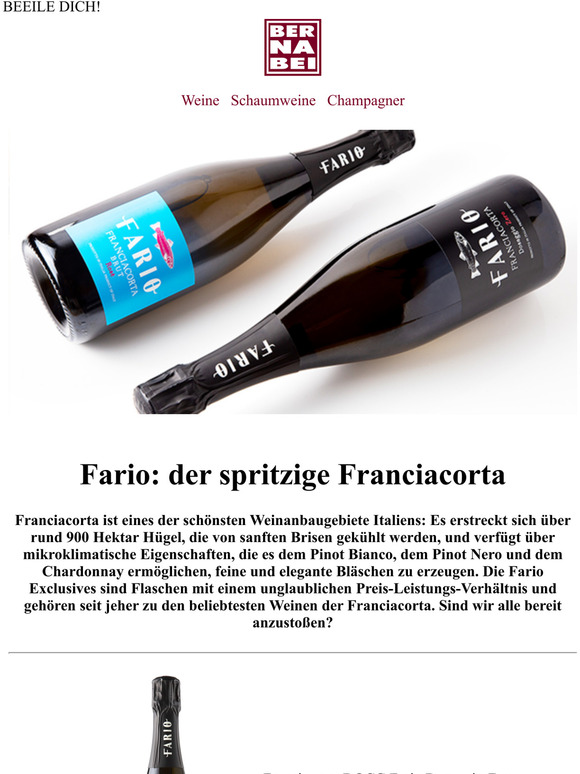 WOW!  Franciacorta ab  8.50 