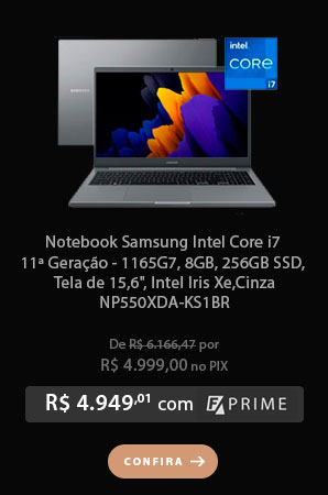 PRODUTO 1 - Notebook Samsung