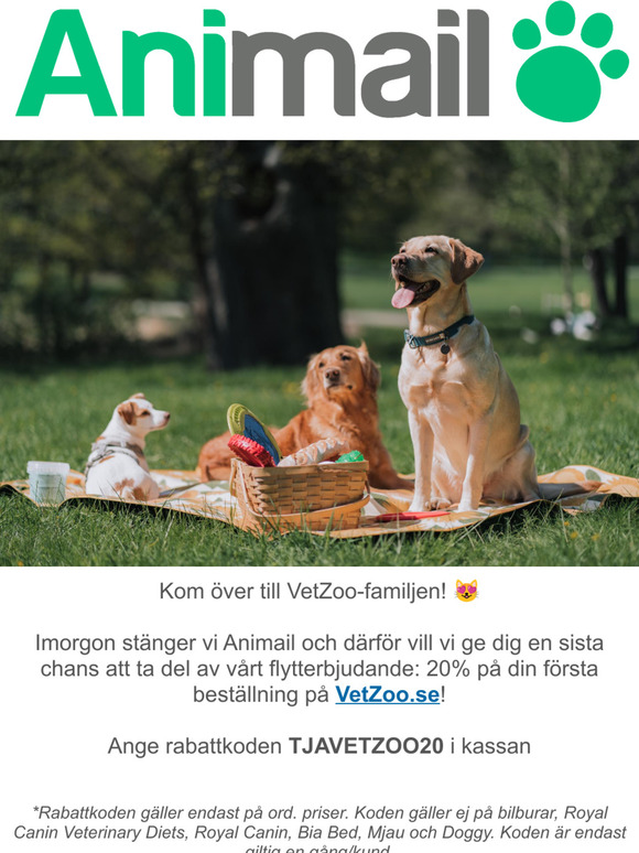 Imorgon stnger Animail - ta del av erbjudandet 
