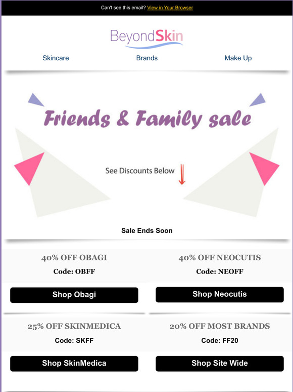 Friends & Family Sale Ends Soon