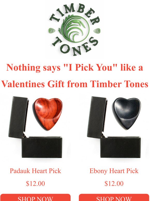 Valentines Gifts from Timber Tones