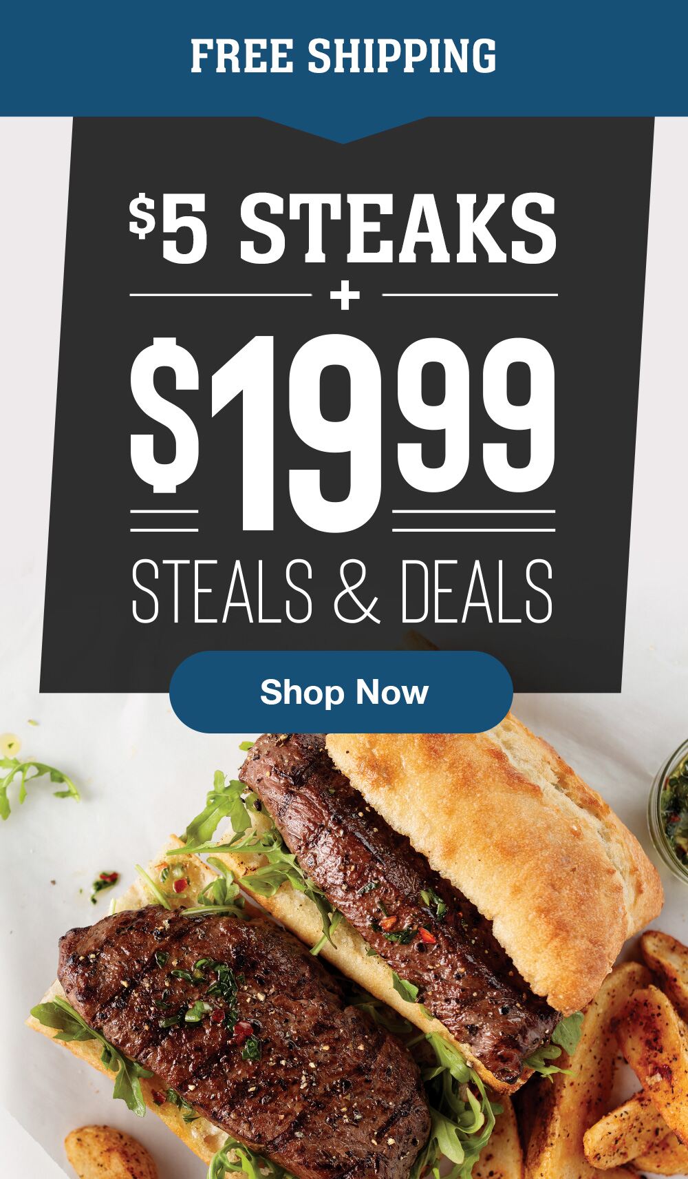 $10 Off Any Order of $50 at Omaha Steaks — ShoppingBoss