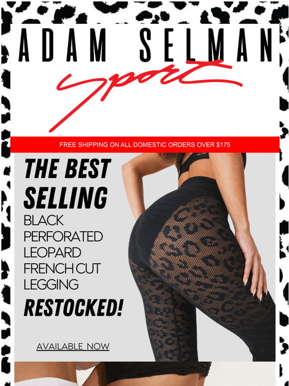 Adam Selman Sport Core Flame Active Leggings - Bergdorf Goodman