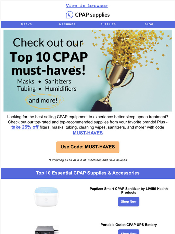 The Top 10 CPAP MustHaves (& some great new