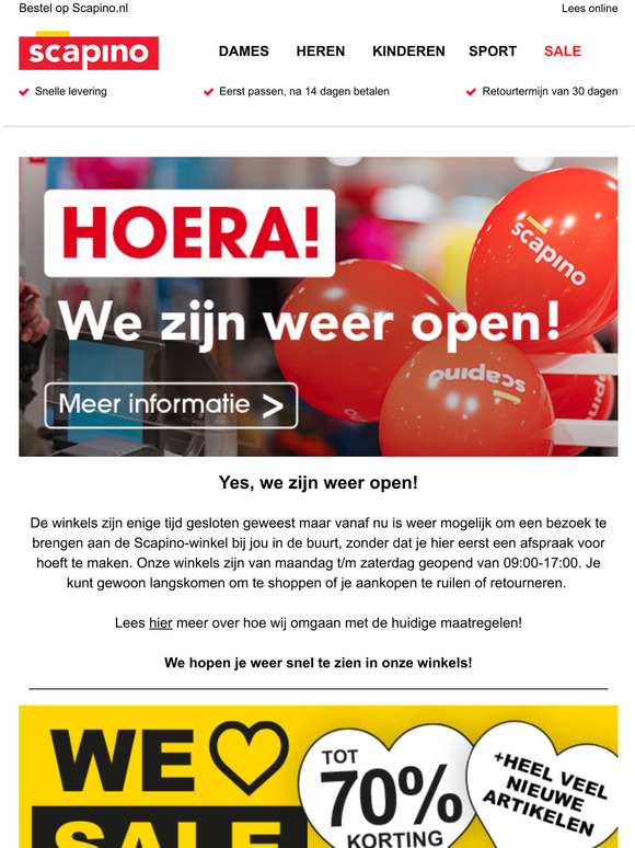 scapino ruilen in andere winkel