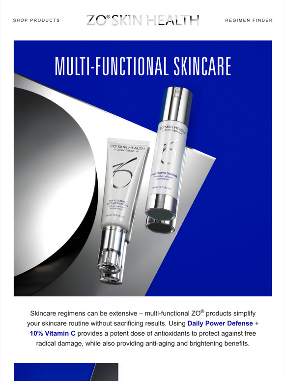 ZO Skin Health : What is Multi-Functional Skincare?  Milled