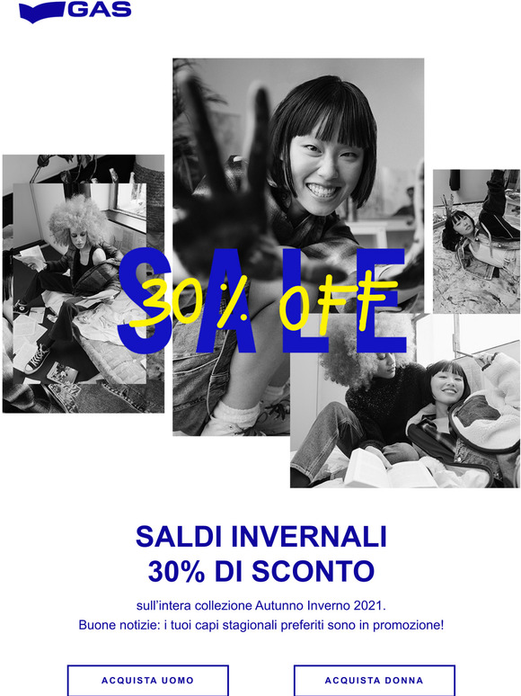 30% di sconto: i saldi non si fermano