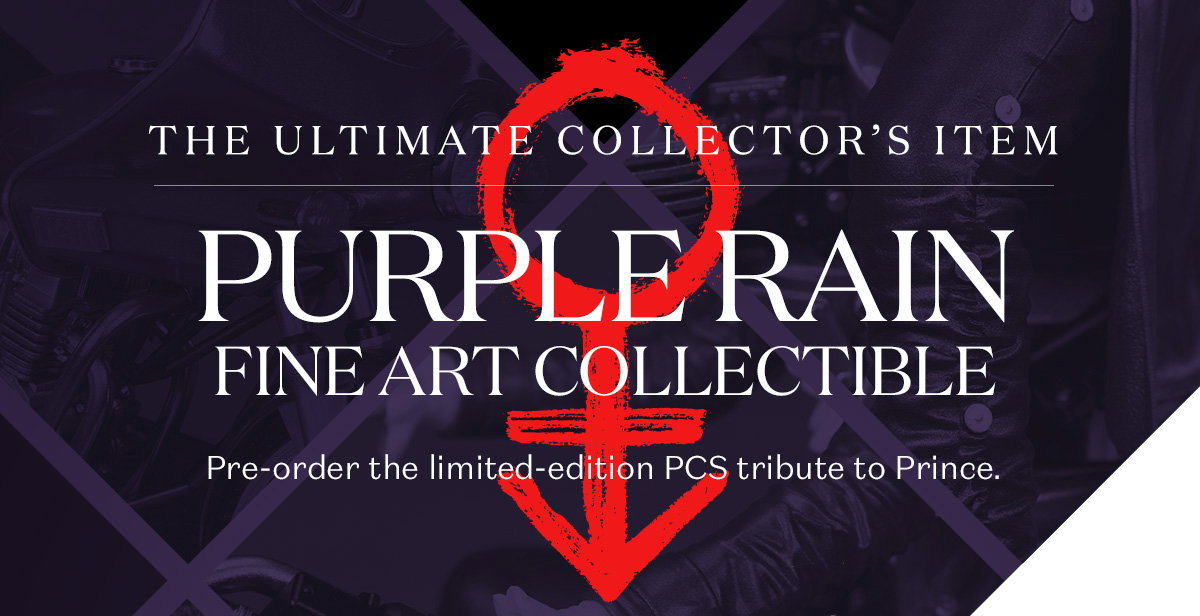 The ultimate collector's item - Purple Rain Fine Art Collectible