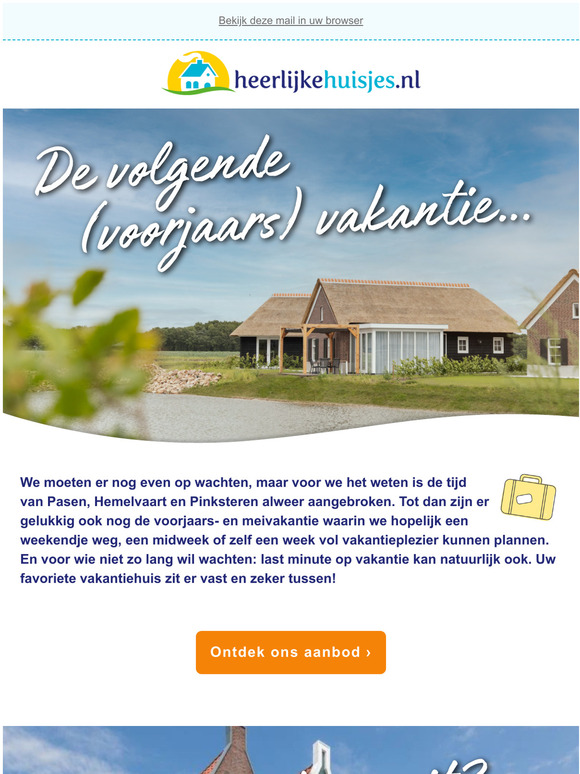 Op voorjaarsvakantie? Boek en geniet van de voorpret!