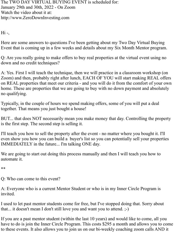 Everything You Always Wanted To Know About The Virtual Buying Event... But Were Afraid To Ask