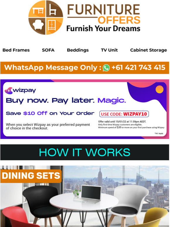 Furnish Your Dreams with Our Amazing Furniture!