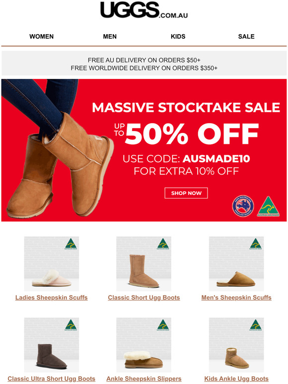 ugg 50 off sale