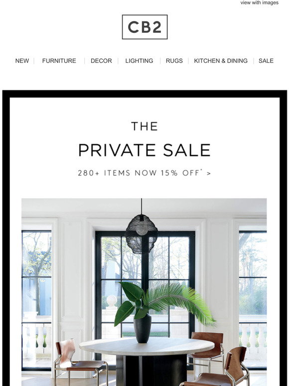 CB2 PRIVATE SALE 3 days left Milled