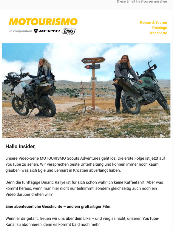 Jetzt gucken: Folge 1 der Scouts Adventures / Neue Tour-Highlights